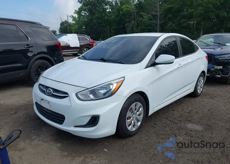 2015 Hyundai Accent Gls из США, поврежденный, VIN KMHCT4AE3FU795600
